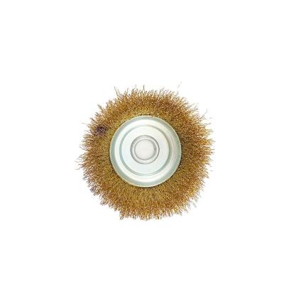 China 2021 High Performance Long Life Hot-selling Chinese Steel Wire Portable Bevel Brush Steel Wire Circular Twist Knotted Wheel Brush for sale