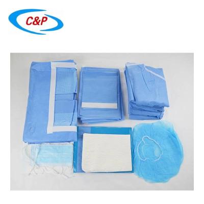 China Sterilidade Gyn Laparoscopia Pelviscopia Pack Kit Azul OEM à venda