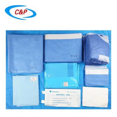 China Blue SMS Orthopedic Disposable Surgical Pack Sterile Sheet Antibacteria for sale