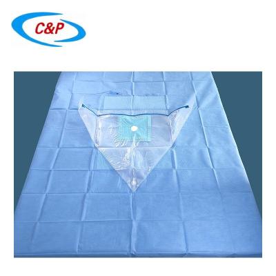 China Orthopedic Knee Arthroscopy Drape In Blue / Green Soft OEM Service Available for sale