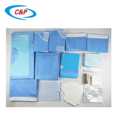 China Orthoarts Hip Disposable Surgical Pack Sterile Drape With Hole Water Resistant for sale