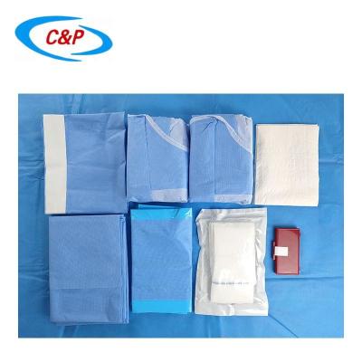 China OEM Blue Lithotomy Pack Pouch Drapes For Medical Surgery for sale