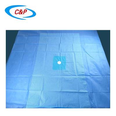 China Bilateral Limb Surgical Universal Extremity Drape Sheet Blue Customized for sale