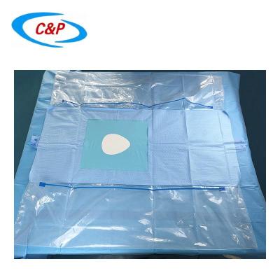 China OEM impermeable Artroscopia de cadera U Drape con bolso para el hospital en venta