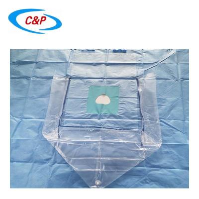 China SMS PE Sterile Blue Craniotomy Drape Towel For Head Surgery for sale