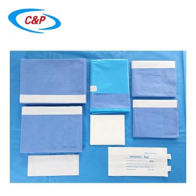 Cina SMS Blu Disposable Universal Surgical Drape Pack Per Ospedale Clinic in vendita