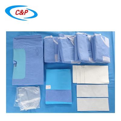 China Non-woven Blue Disposable Knee Arthroscopy Drape Pack with CE ISO13485 zu verkaufen