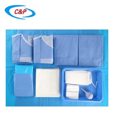 Cina Hospital Nonwoven Disposable Delivery Pack Obstetrics Drape Kit for Baby Birth in vendita