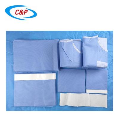 중국 Disposable Blue SMS General Surgery Drape Pack Medical Supplies 판매용