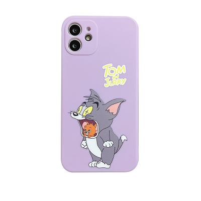 China Shockproof Special Sales Wholesale PC Cartoon Phone Covers Original White Purple Mobile Phone Accessories Phone Cases For I Phone for sale