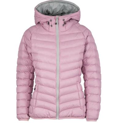 China Breathable Women's Packable Hooded Ultra Light Short Jacket Down Jacket for sale