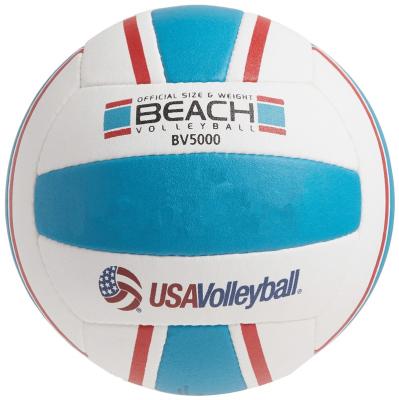 China Free Sample OEM Volley Ball Official Size 5 Beach Volleyball Customized Training Ball PVC / PU Leather Laminated Volleyball for sale