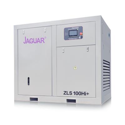 China 100 pk JAGUAR 75 kW Low RPM Motor Permanent Magnet VSD Schroef Air Compressor Te koop