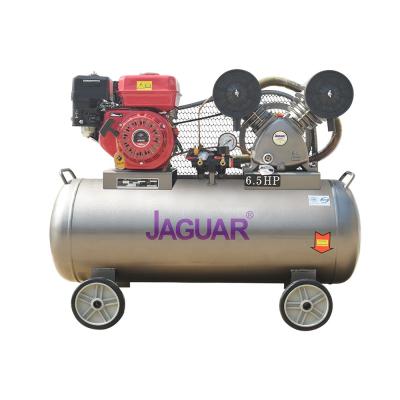 中国 潤滑 6.5HP JAGUAR ガソリンドライブ 116 PSI 12.7 CFM ポータブルピストン空気圧縮機 販売のため