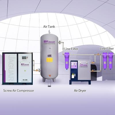 China AC POWER 75kw 100PS 10bar 220V 380v JAGUAR Luftkompressor mit Schraubtechnik zu verkaufen