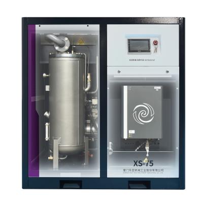 China 10-100 pk PM Variabele snelheids aandrijving IE4 Efficiëntie motor Luchtcompressor'Choice Purple Te koop