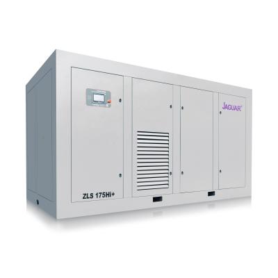 China Compressor de ar de parafuso configuração estacionária 175HP JAGUAR Economia de energia grande descarga à venda