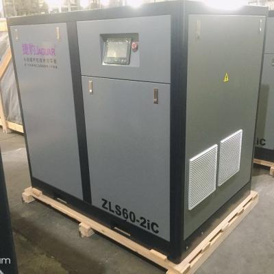 China Construction Works 60HP Two Stages Solid Material Structure Compact Air Compressors for sale