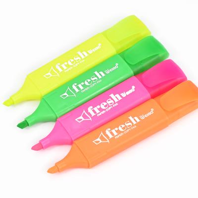 China WEIBO writing smooth color creative highlight bar hand-painted stationery student notebook marker set multi-color pen for sale