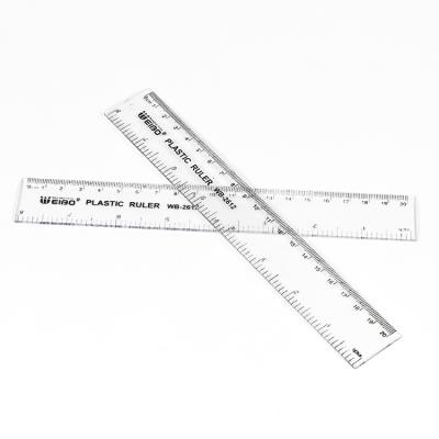 China Sale 20cm Transparent Measuring Math Geometry Portable Factory Tools Long Linear Ruler For School Student Design Drawing Tool for sale