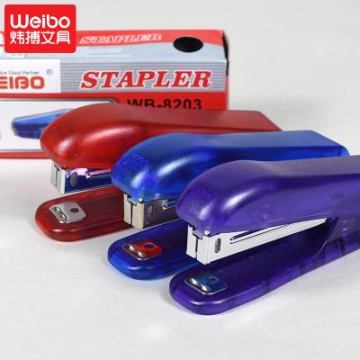 China Common wholesale metal stapler book binding stapling machine series multifunctional standard office supply service stationery for sale