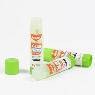 China Green Color Tube Weibo New Minimalist Transparent Sticky Glue Factory Custom Wholesale Solid Glue Student Office Supplies for sale