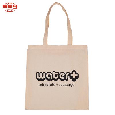 China Promotional Custom Logo Handled Printed Organic Reusable Grocery Recycle Small 8oz 12oz Canvas Tote Cotton Bags for sale