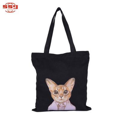 China Eco-friendly Canvas Tote Bag 16oz 12oz 100% Cotton Silk Screen Printing Gift Packing Shopping Bag for sale