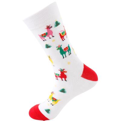 China Antibacterial Promotional Warm Cotton Logo Men Women Christmas Socks Cheap Custom Made Sale for sale