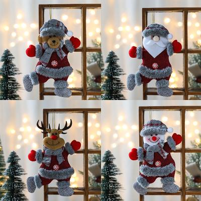 China 2023 Cute New Year Christmas Doll Design Plush Decorative Cloth Christmast Ornament Santa Claus Decorations For Party Supplies Home Accessories for sale