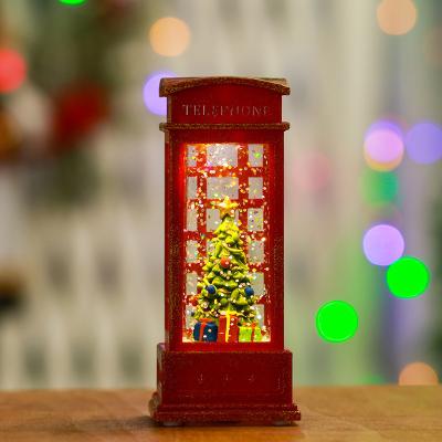 China Christmast Ornament Navidad Christmas Candle Winter Pillar Light Candle Lights Christmas Music Lanterns Nativity Christmas Led Water Lantern for sale