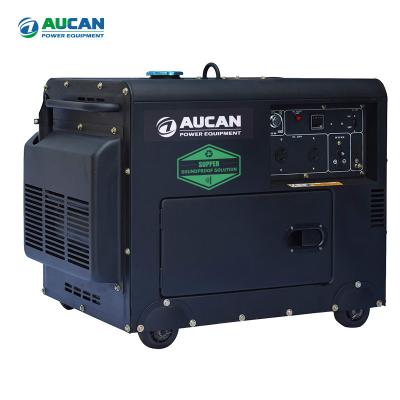 China 7.5 KVA Low Fuel Consumption Super Silent Type 3 Phase Generator Diesel Generators WD7500S for sale