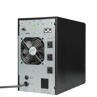 China Online Computer / Networking Power Supply 2Kva With Long Standby Time Pure Sine Wave External Batteries Model Support for sale