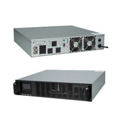 China Computer / Networking Type Rackmount UPS 2U High 2Kva Include Internal Battery Online UPS With Pure Sine Wave for sale