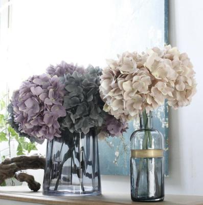 China BP059 European Style Oversized Emulated Hydrangea Flower Flower Head Wedding Flowers Diameter About 20cm for sale