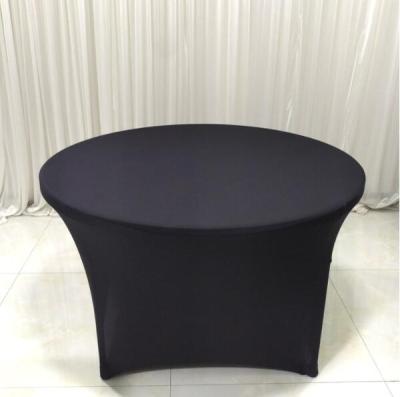 China Fashion modern spandex / lycra round table cover, tablecloth for party decorations for sale