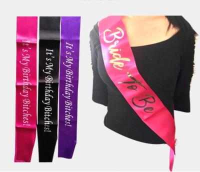 China Wedding Cheap Bachelor Party Supplies Hen Party Bride To Be Belts for sale