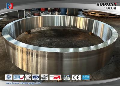 China Heavy Duty Big Gear Ring Forging Heat Treatment Alloy Steel for sale