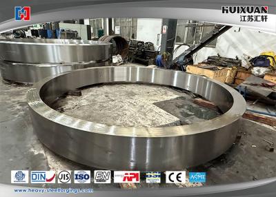 China Heavy Duty Big Geared Ring Forging Heat Treatment Alloy Steel for sale