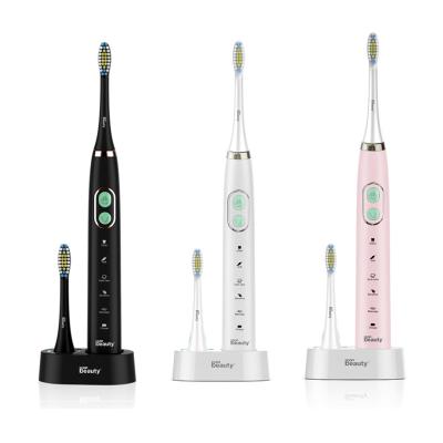 China ABS+Dupont Bristle Tooth Cleaner Whitening Device Electric Toothbrush Sonic Slim Design for sale