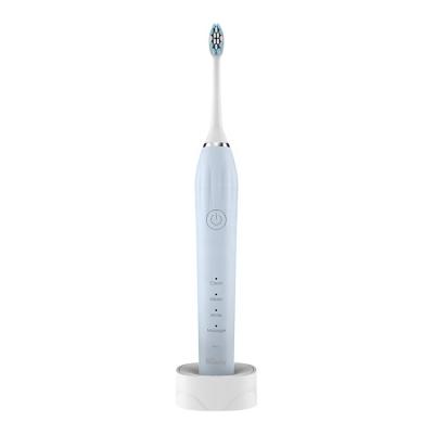 China Battery Powered Smart Sonic Whitening Brush Rechargeable Silent Electric Toothbrush for sale