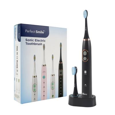 China Iconbeauty BH-126 Battery Operated Sonic Electric Toothbrush with LCD Display ipx7 Waterproof Toothbrush for sale