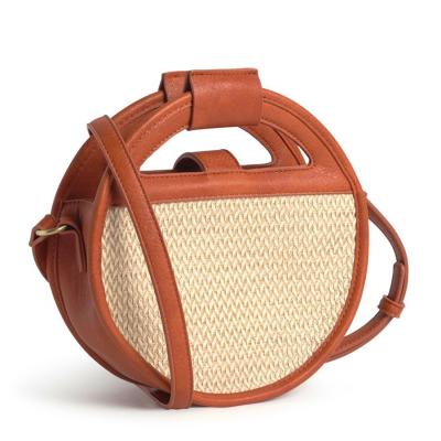 China Hot Sale Fashion Raffia Straw Cooler Custom Mesh Beach Bag Travel Tote Beach Bag for sale