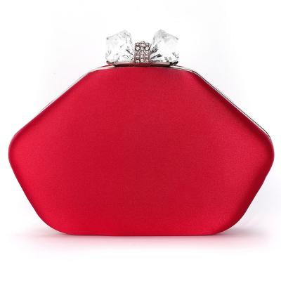 China Polyester Wedding Elegant Western Women Evening Clutches Box Clutch Formal PU Handbag for Women Bags Small Fancy Handbags Handbags for sale