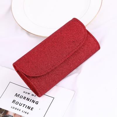 China Fashionable Women Glitter Funky Fancy Purse Clutch Bags High Quality Red Evening for sale