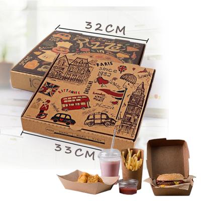 China Recyclable Manufacturers Wholesale Box Custom One Price Reusable 10 12 Cheap Pizza Corrugated 16 Inch Round Cardboard Pizza Box With Logo for sale