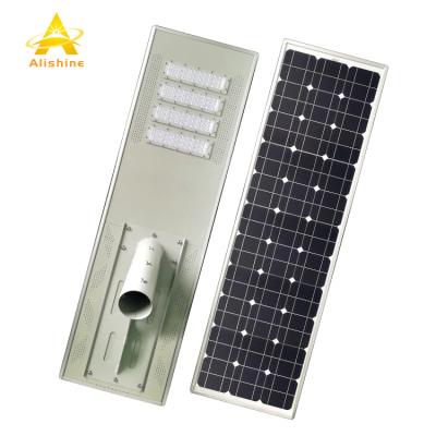 China High Quality Alishine Garden All In One Outdoor Solar Street Light 100W IP65 Solar Street Light for sale