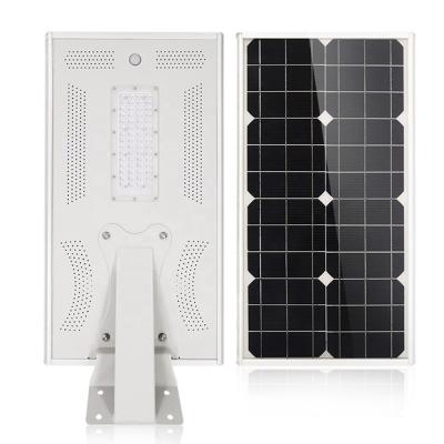 China Road Induction Human Mode IP65 Waterproof 40W All In One Outdoor Solar Lights For Street Park Lighting for sale