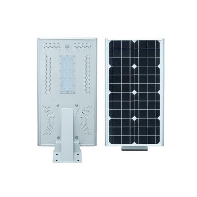 China ROUTE High Efficiency Monocrystalline All in One Solar Street Light with PIR for sale