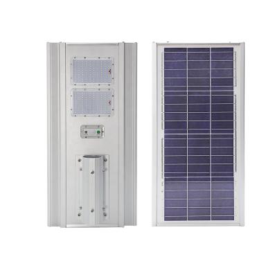 China 100W Modern Exterior Road Solar Wall Light All In One Integrated Solar Street Light for sale